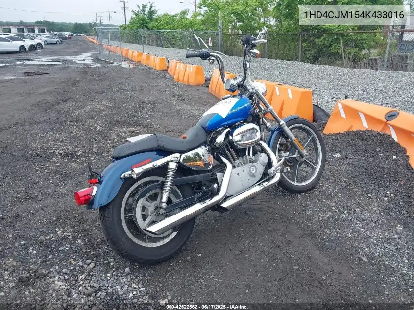 2004 Harley-Davidson Xl883 C VIN: 1HD4CJM154K433016 Lot: 42522562