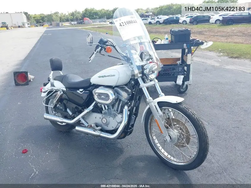 2005 Harley-Davidson Xl883 C VIN: 1HD4CJM105K422183 Lot: 42108044
