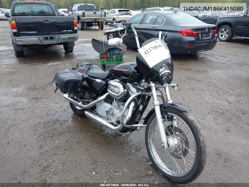 2006 Harley-Davidson Xl883 C VIN: 1HD4CJM186K415080 Lot: 42170846