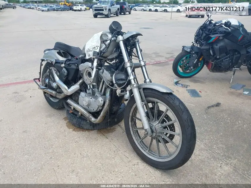 2007 Harley-Davidson Xl883 VIN: 1HD4CN2177K431217 Lot: 42447519