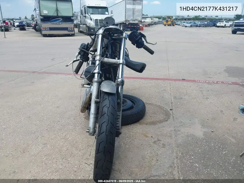 2007 Harley-Davidson Xl883 VIN: 1HD4CN2177K431217 Lot: 42447519