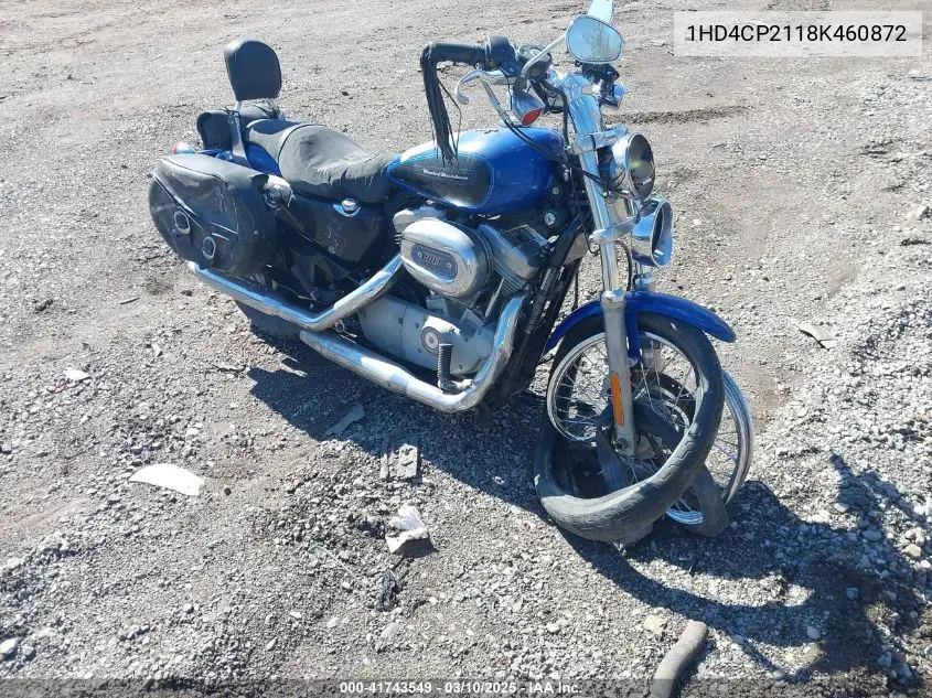 2008 Harley-Davidson Xl883 C VIN: 1HD4CP2118K460872 Lot: 41743549