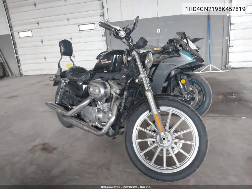 2008 Harley-Davidson Xl883 VIN: 1HD4CN2198K457819 Lot: 42537195