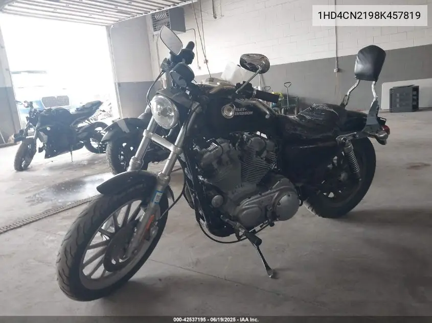 2008 Harley-Davidson Xl883 VIN: 1HD4CN2198K457819 Lot: 42537195