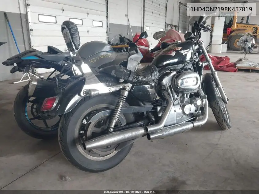 2008 Harley-Davidson Xl883 VIN: 1HD4CN2198K457819 Lot: 42537195