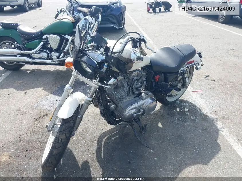 2009 Harley-Davidson Xl883 L VIN: 1HD4CR2169K424009 Lot: 42118465