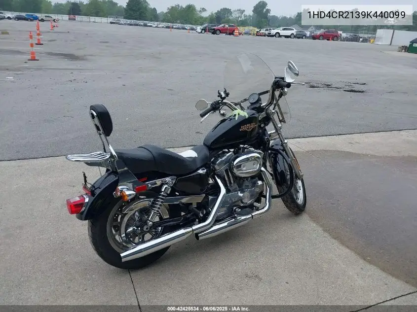 2009 Harley-Davidson Xl883 L VIN: 1HD4CR2139K440099 Lot: 42425534