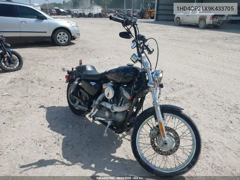2009 Harley-Davidson Xl883 C VIN: 1HD4CP21X9K433705 Lot: 42427960