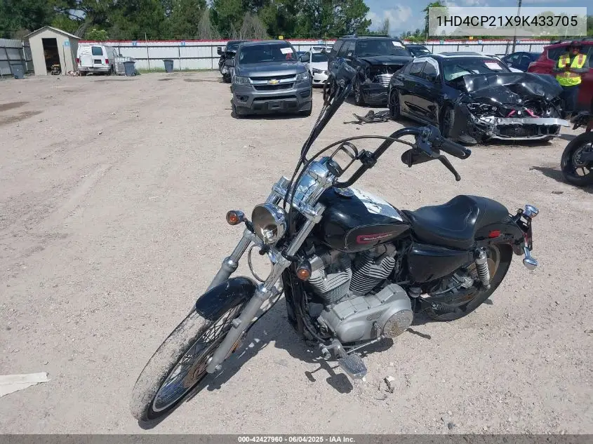 2009 Harley-Davidson Xl883 C VIN: 1HD4CP21X9K433705 Lot: 42427960
