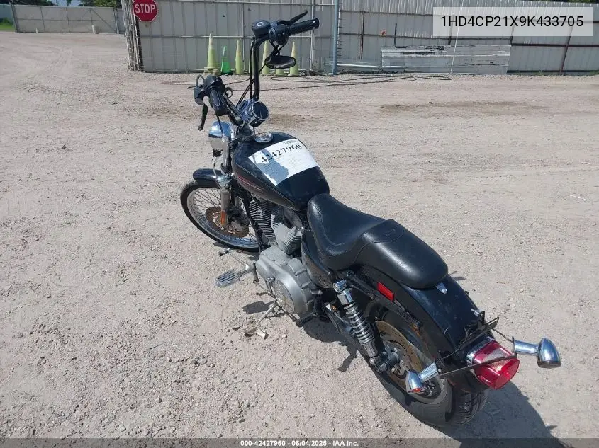 2009 Harley-Davidson Xl883 C VIN: 1HD4CP21X9K433705 Lot: 42427960