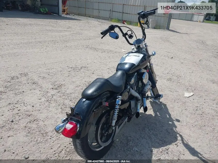 2009 Harley-Davidson Xl883 C VIN: 1HD4CP21X9K433705 Lot: 42427960