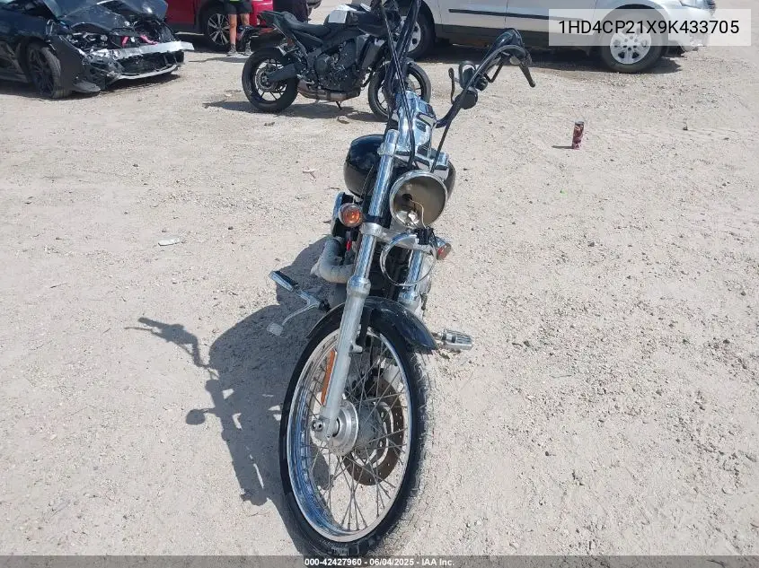 2009 Harley-Davidson Xl883 C VIN: 1HD4CP21X9K433705 Lot: 42427960
