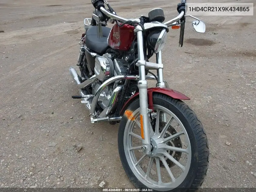 2009 Harley-Davidson Xl883 L VIN: 1HD4CR21X9K434865 Lot: 42484081