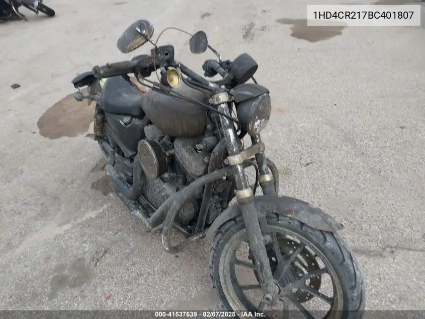 2011 Harley-Davidson Xl883 L VIN: 1HD4CR217BC401807 Lot: 41537639