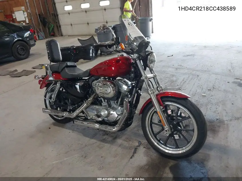 2012 Harley-Davidson Xl883 Superlow VIN: 1HD4CR218CC438589 Lot: 42145024
