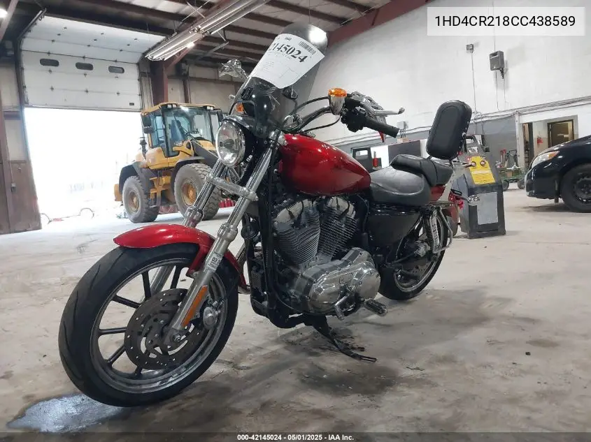 2012 Harley-Davidson Xl883 Superlow VIN: 1HD4CR218CC438589 Lot: 42145024