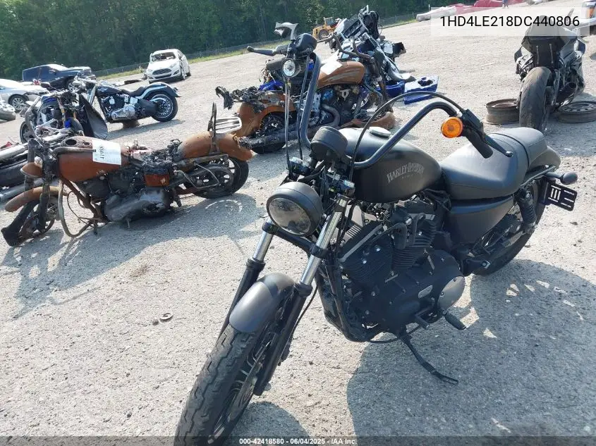 2013 Harley-Davidson Xl883 Iron 883 VIN: 1HD4LE218DC440806 Lot: 42418580