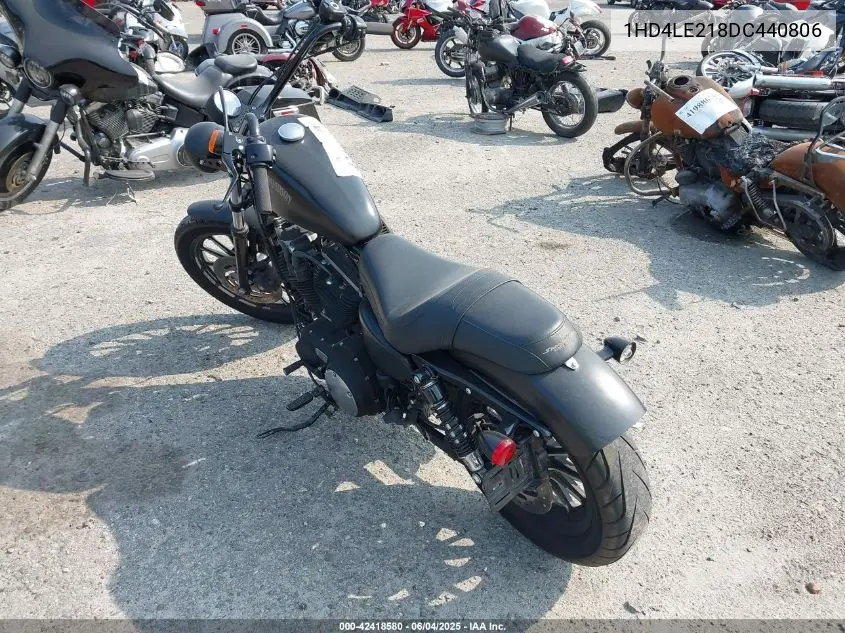 2013 Harley-Davidson Xl883 Iron 883 VIN: 1HD4LE218DC440806 Lot: 42418580