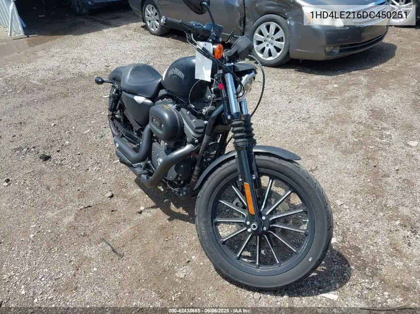 2013 Harley-Davidson Xl883 Iron 883 VIN: 1HD4LE216DC450251 Lot: 42438685