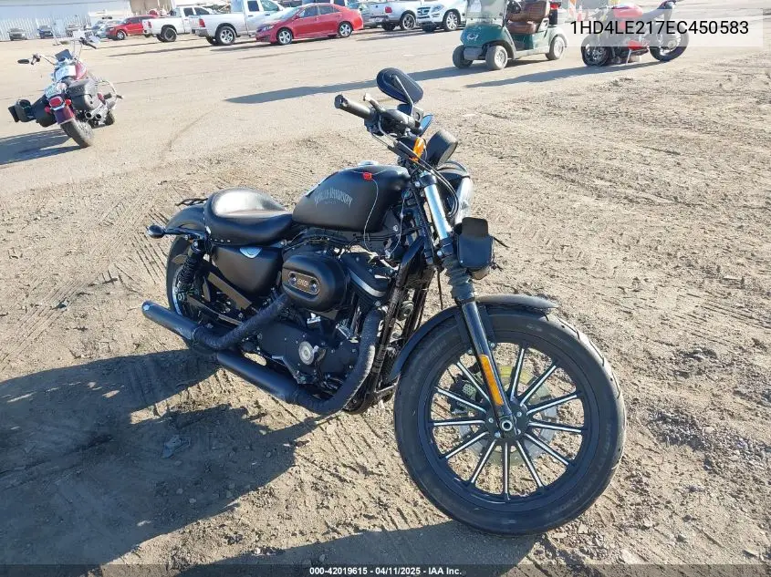 2014 Harley-Davidson Xl883 Iron 883 VIN: 1HD4LE217EC450583 Lot: 42019615