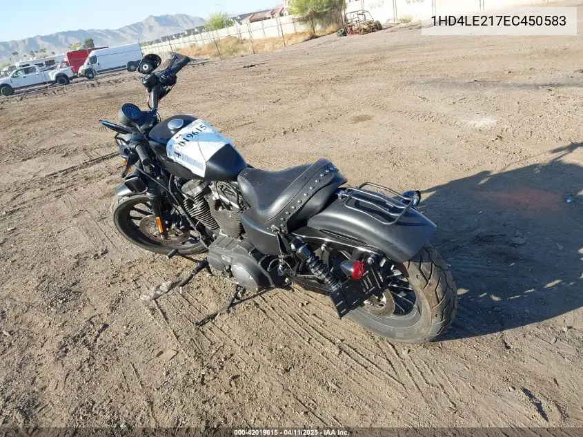 2014 Harley-Davidson Xl883 Iron 883 VIN: 1HD4LE217EC450583 Lot: 42019615
