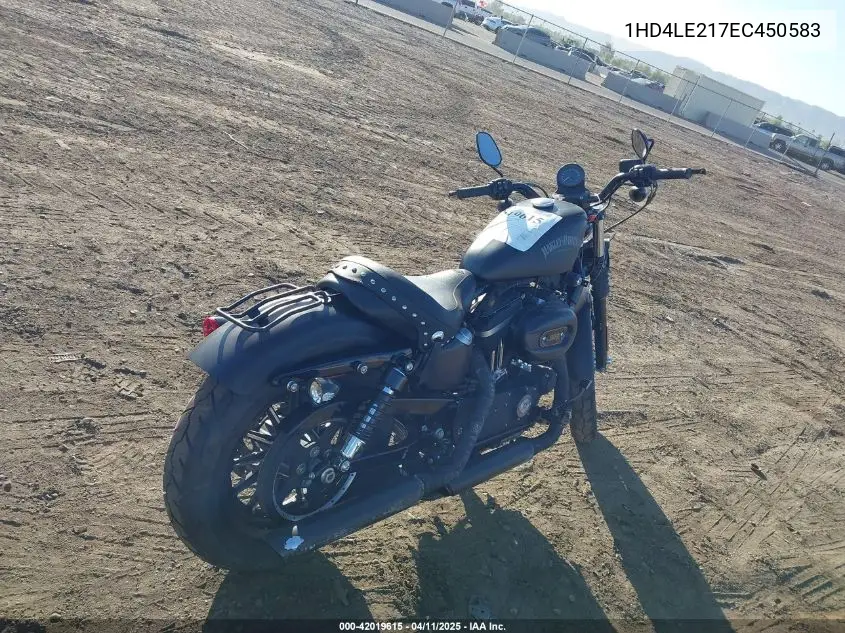 2014 Harley-Davidson Xl883 Iron 883 VIN: 1HD4LE217EC450583 Lot: 42019615
