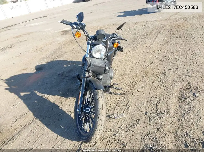 2014 Harley-Davidson Xl883 Iron 883 VIN: 1HD4LE217EC450583 Lot: 42019615