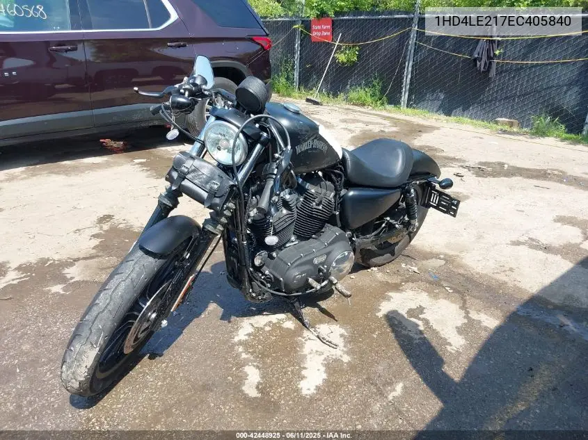 2014 Harley-Davidson Xl883 Iron 883 VIN: 1HD4LE217EC405840 Lot: 42448925