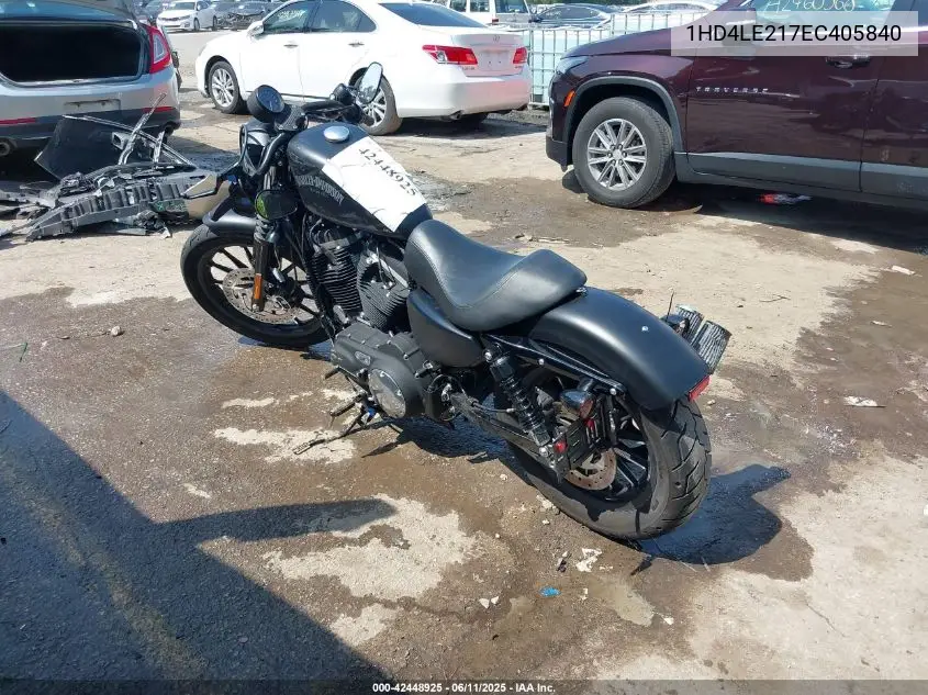 2014 Harley-Davidson Xl883 Iron 883 VIN: 1HD4LE217EC405840 Lot: 42448925
