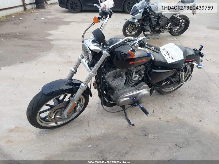 2014 Harley-Davidson Xl883 Superlow VIN: 1HD4CR218EC439759 Lot: 42568640