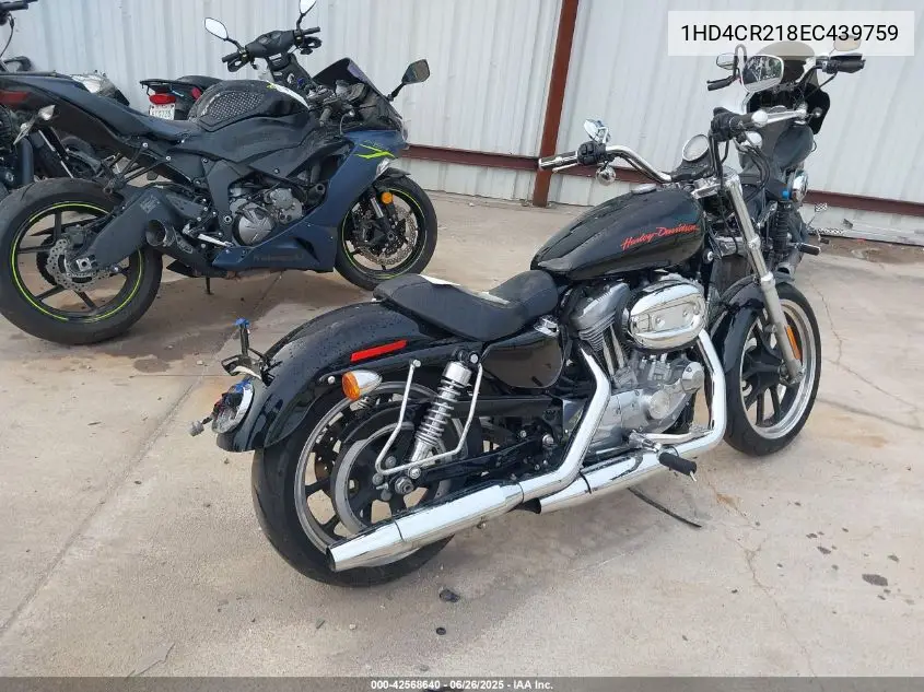 2014 Harley-Davidson Xl883 Superlow VIN: 1HD4CR218EC439759 Lot: 42568640
