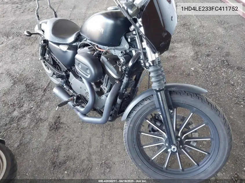2015 Harley-Davidson Xl883 Iron 883 VIN: 1HD4LE233FC411752 Lot: 42030211