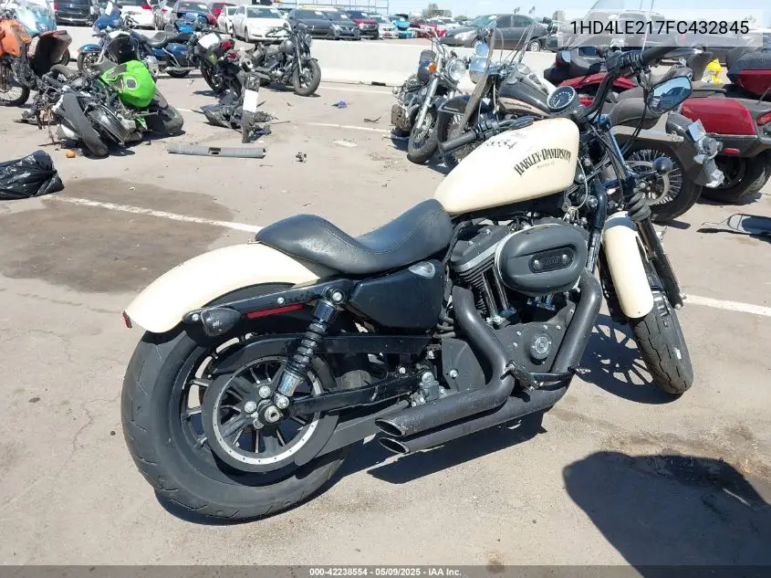 2015 Harley-Davidson Xl883 Iron 883 VIN: 1HD4LE217FC432845 Lot: 42238554