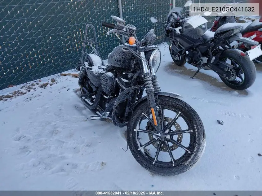2016 Harley-Davidson Xl883 Iron 883 VIN: 1HD4LE210GC441632 Lot: 41532041