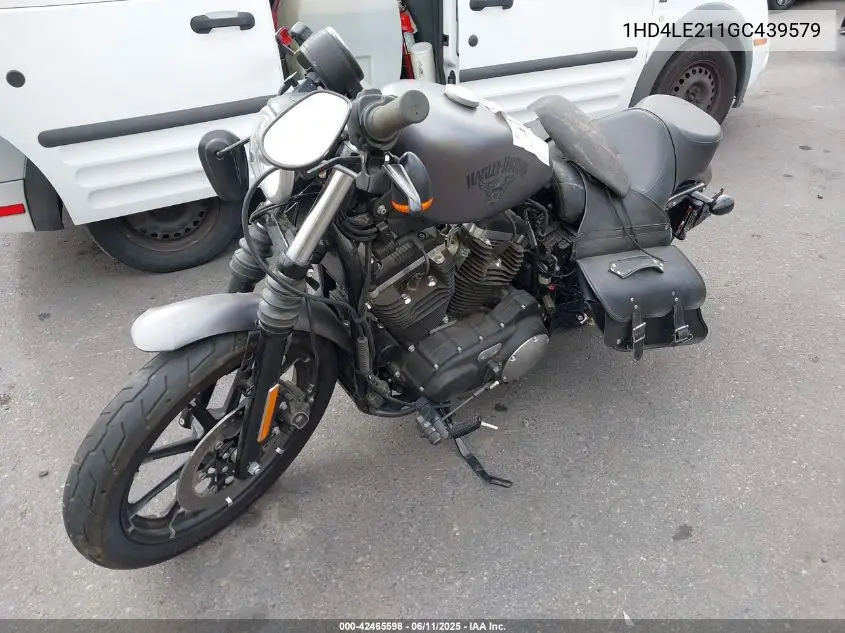 2016 Harley-Davidson Xl883 Iron 883 VIN: 1HD4LE211GC439579 Lot: 42465598