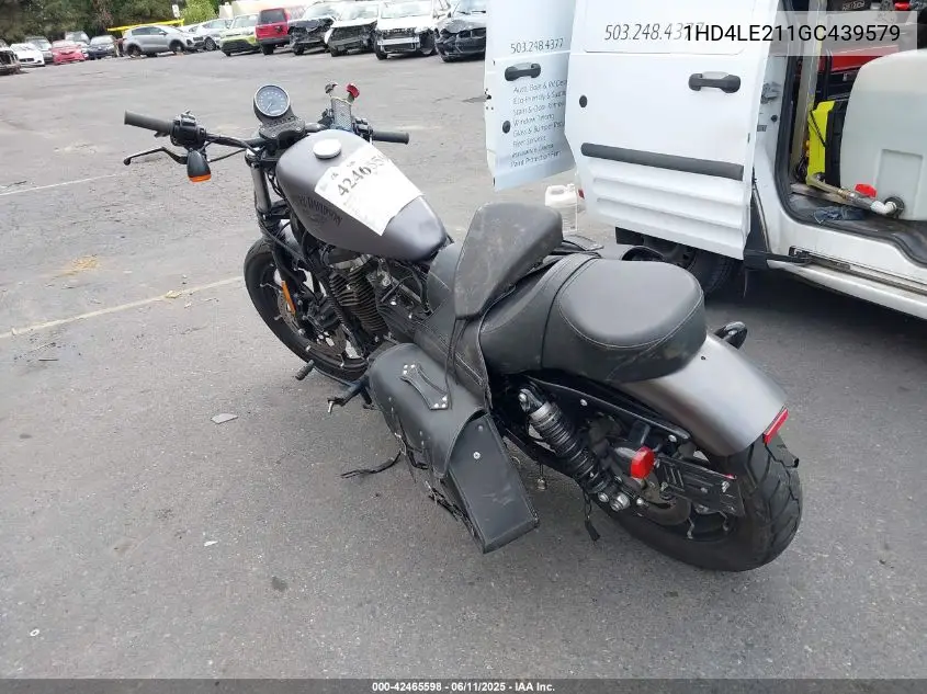 2016 Harley-Davidson Xl883 Iron 883 VIN: 1HD4LE211GC439579 Lot: 42465598