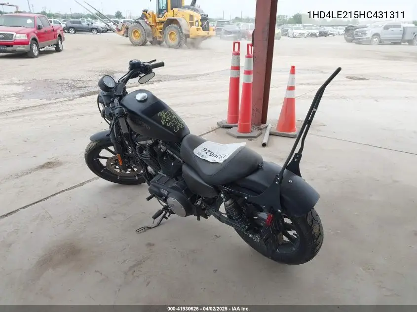2017 Harley-Davidson Xl883 Iron 883 VIN: 1HD4LE215HC431311 Lot: 41930626