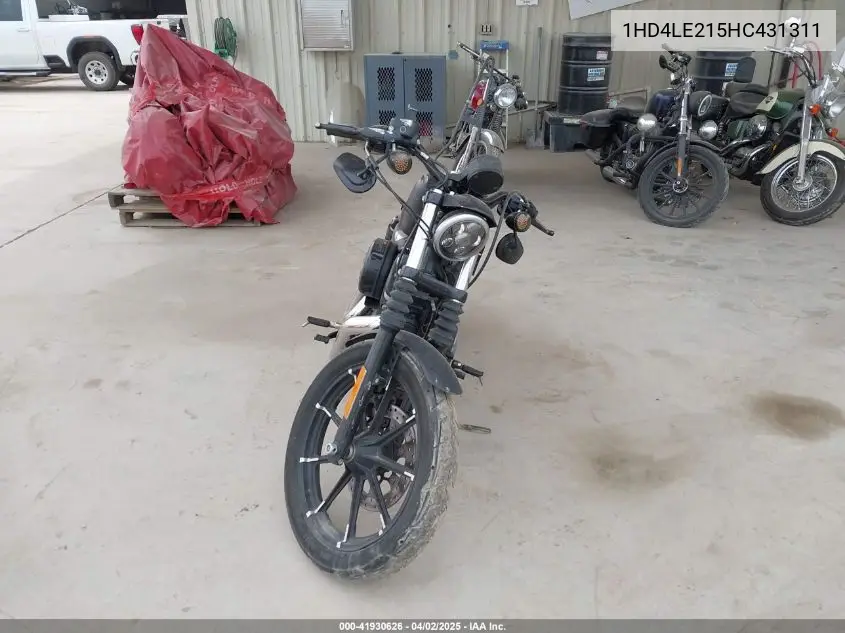 2017 Harley-Davidson Xl883 Iron 883 VIN: 1HD4LE215HC431311 Lot: 41930626
