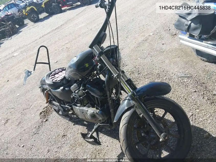 2017 Harley-Davidson Xl883 Superlow VIN: 1HD4CR216HC445838 Lot: 42018248