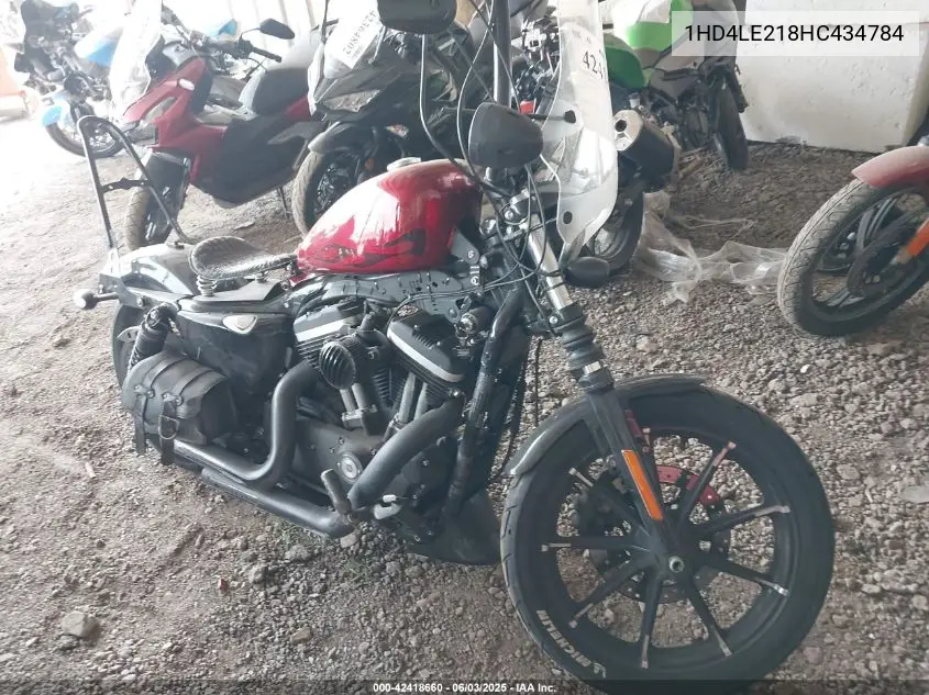 2017 Harley-Davidson Xl883 Iron 883 VIN: 1HD4LE218HC434784 Lot: 42418660