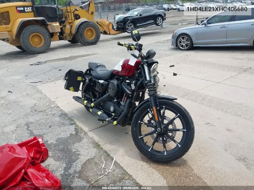 2017 Harley-Davidson Xl883 Iron 883 VIN: 1HD4LE21XHC406680 Lot: 42440273