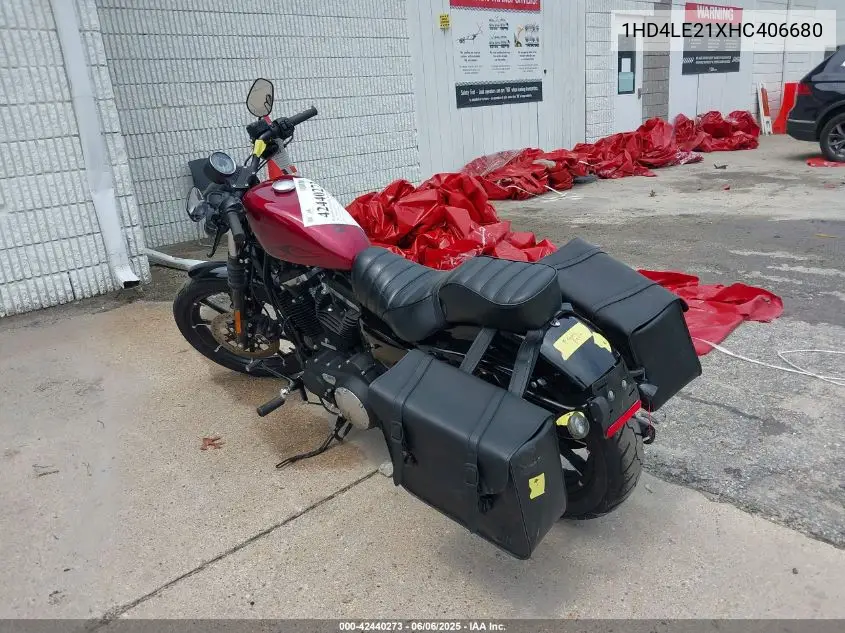 2017 Harley-Davidson Xl883 Iron 883 VIN: 1HD4LE21XHC406680 Lot: 42440273