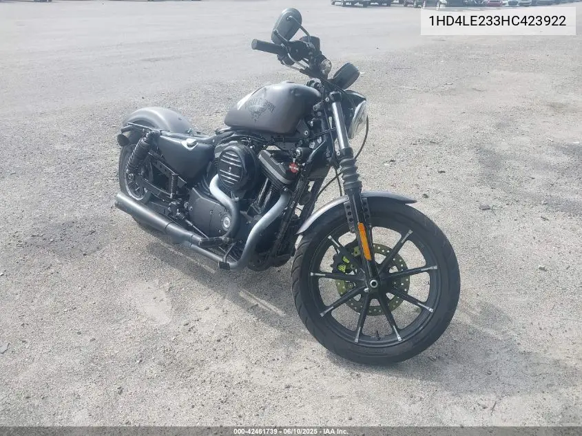 2017 Harley-Davidson Xl883 Iron 883 VIN: 1HD4LE233HC423922 Lot: 42461739