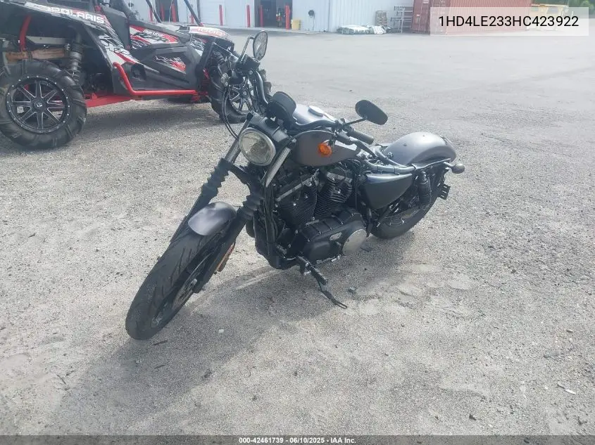 2017 Harley-Davidson Xl883 Iron 883 VIN: 1HD4LE233HC423922 Lot: 42461739