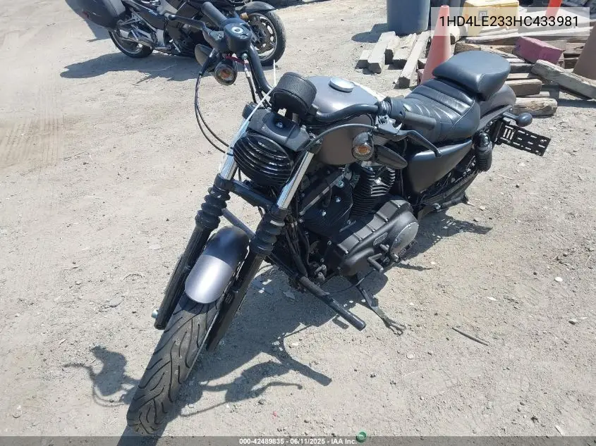 2017 Harley-Davidson Xl883 Iron 883 VIN: 1HD4LE233HC433981 Lot: 42489835