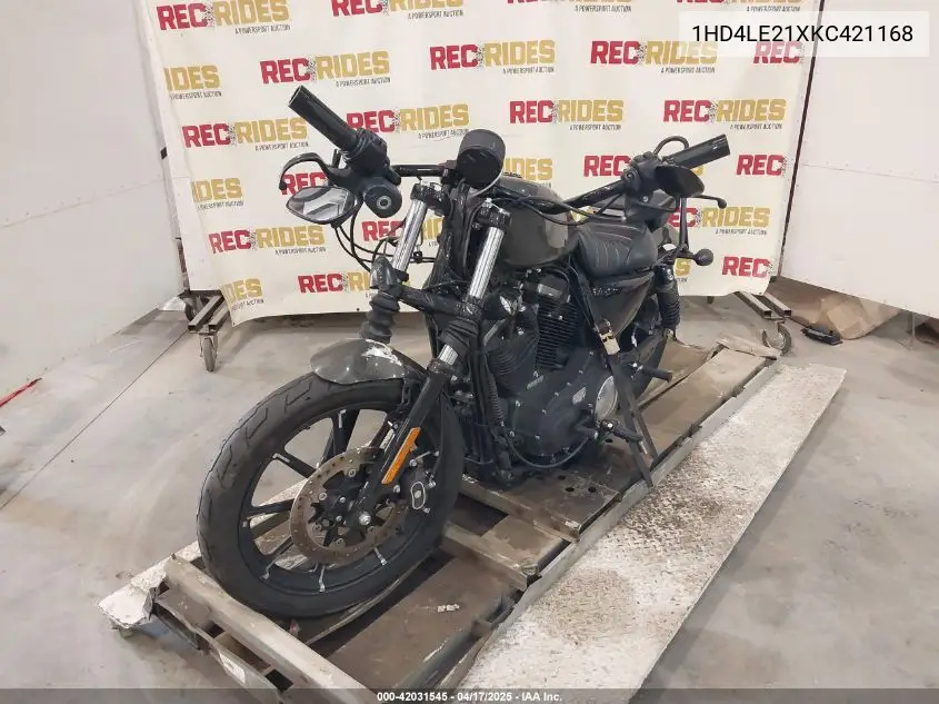 2019 Harley-Davidson Xl883 N VIN: 1HD4LE21XKC421168 Lot: 42031545