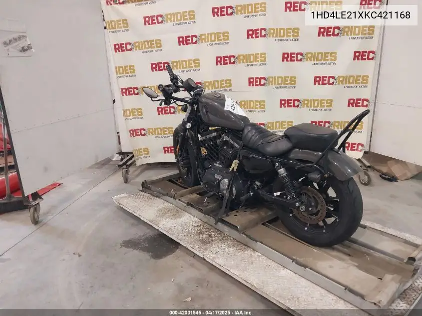 2019 Harley-Davidson Xl883 N VIN: 1HD4LE21XKC421168 Lot: 42031545