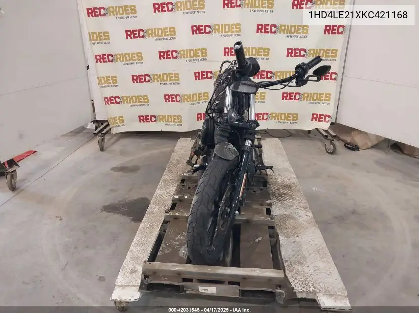 2019 Harley-Davidson Xl883 N VIN: 1HD4LE21XKC421168 Lot: 42031545
