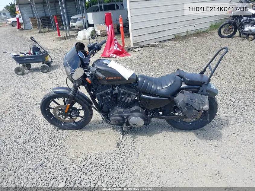 2019 Harley-Davidson Xl883 N VIN: 1HD4LE214KC417438 Lot: 42228025