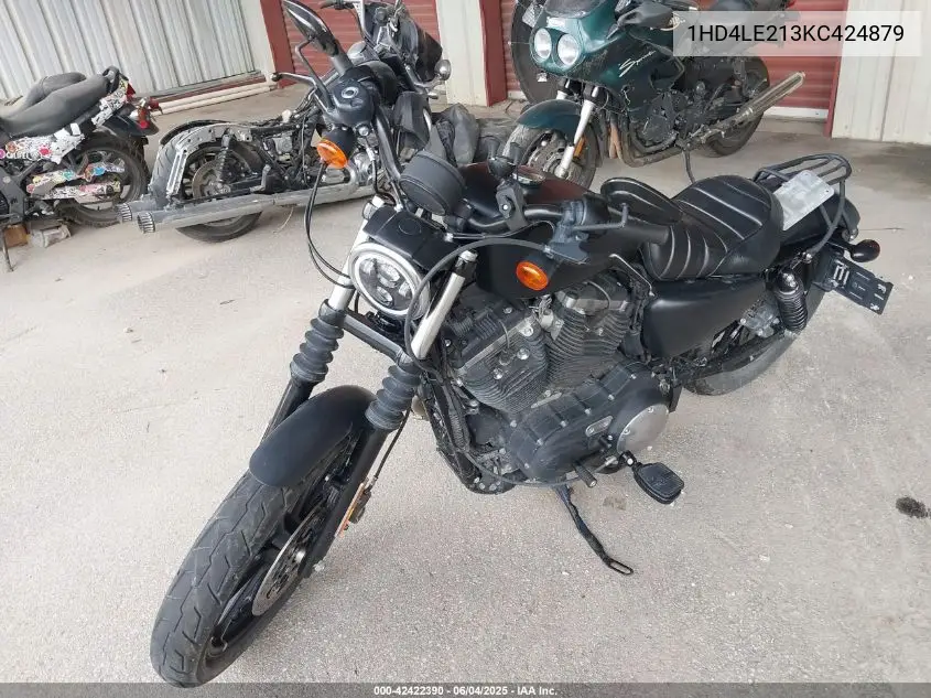 2019 Harley-Davidson Xl883 N VIN: 1HD4LE213KC424879 Lot: 42422390